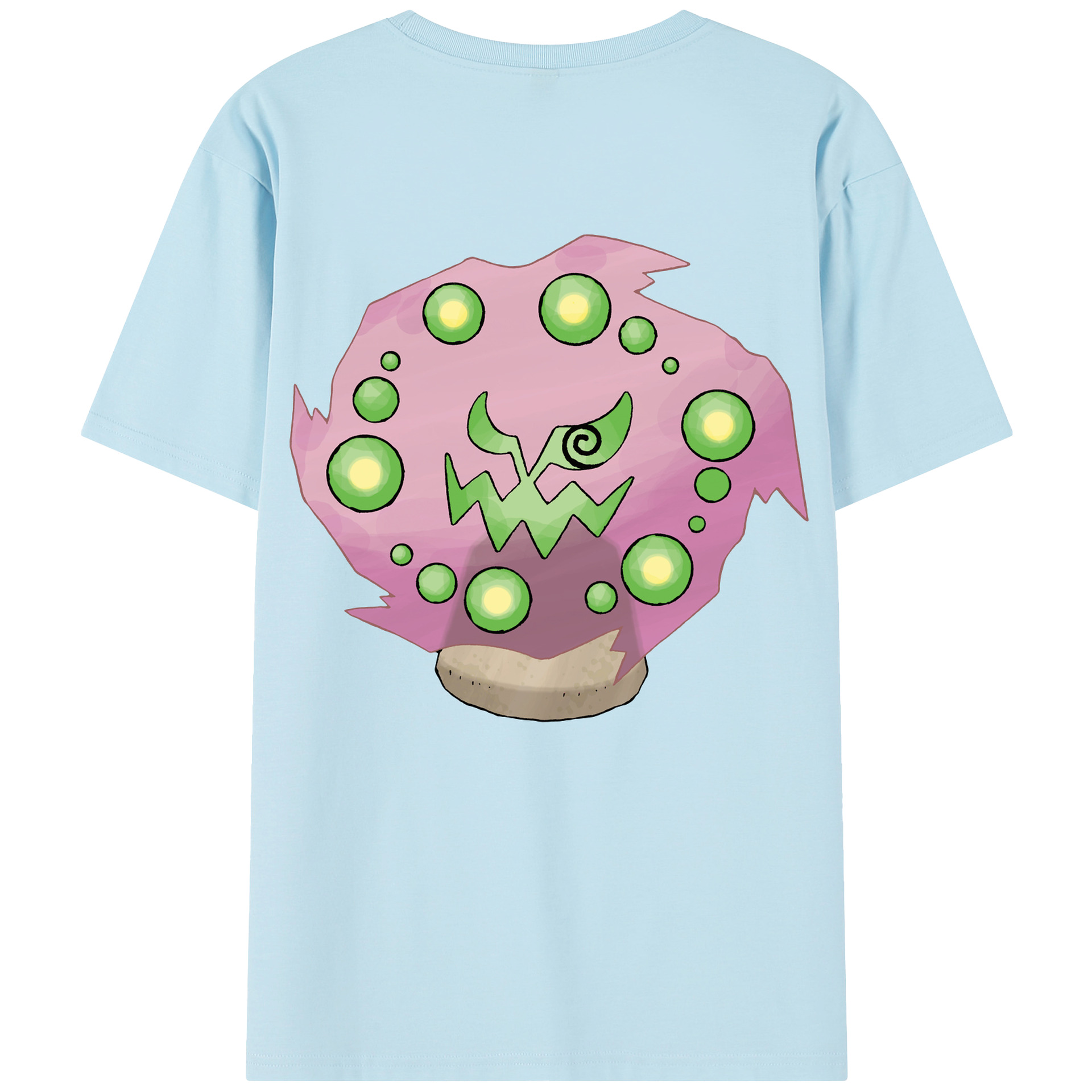 （画像用） ポケットモンスター Pokémon 綿100％半袖Tシャツ（背面プリント）